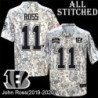 Camo Embroidered John Ross Cincinnati Bengals #11 Stitched Jersey