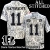 Camo Embroidered Dane Sanzenbacher Cincinnati Bengals #11 Stitched Jersey