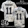Camo Embroidered Logan Woodside Cincinnati Bengals #11 Stitched Jersey