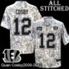 Camo Embroidered Quan Cosby Cincinnati Bengals #12 Stitched Jersey