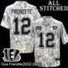 Camo Embroidered Gus Frerotte Cincinnati Bengals #12 Stitched Jersey