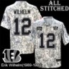 Camo Embroidered Erik Wilhelm Cincinnati Bengals #12 Stitched Jersey