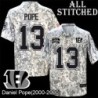 Camo Embroidered Daniel Pope Cincinnati Bengals #13 Stitched Jersey