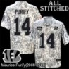 Camo Embroidered Maurice Purify Cincinnati Bengals #14 Stitched Jersey
