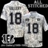 Camo Embroidered Jim Gallery Cincinnati Bengals #18 Stitched Jersey