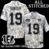 Camo Embroidered Ian Sunter Cincinnati Bengals #19 Stitched Jersey