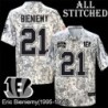 Camo Embroidered Eric Bieniemy Cincinnati Bengals #21 Stitched Jersey