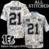 Camo Embroidered Melvin Morgan Cincinnati Bengals #21 Stitched Jersey