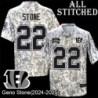 Camo Embroidered Geno Stone Cincinnati Bengals #22 Stitched Jersey