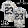 Camo Embroidered Fred Bennett Cincinnati Bengals #23 Stitched Jersey