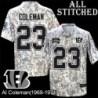 Camo Embroidered Al Coleman Cincinnati Bengals #23 Stitched Jersey