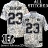 Camo Embroidered Jeremi Johnson Cincinnati Bengals #23 Stitched Jersey