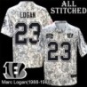 Camo Embroidered Marc Logan Cincinnati Bengals #23 Stitched Jersey