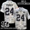 Camo Embroidered Sirr Parker Cincinnati Bengals #24 Stitched Jersey