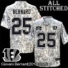 Camo Embroidered Giovani Bernard Cincinnati Bengals #25 Stitched Jersey