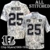 Camo Embroidered Chip Myers Cincinnati Bengals #25 Stitched Jersey
