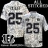 Camo Embroidered Keiwan Ratliff Cincinnati Bengals #25 Stitched Jersey