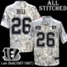 Camo Embroidered Len Bell Cincinnati Bengals #26 Stitched Jersey
