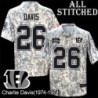 Camo Embroidered Charlie Davis Cincinnati Bengals #26 Stitched Jersey