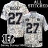 Camo Embroidered Barney Bussey Cincinnati Bengals #27 Stitched Jersey