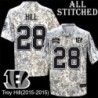 Camo Embroidered Troy Hill Cincinnati Bengals #28 Stitched Jersey