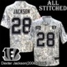 Camo Embroidered Dexter Jackson Cincinnati Bengals #28 Stitched Jersey