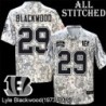 Camo Embroidered Lyle Blackwood Cincinnati Bengals #29 Stitched Jersey