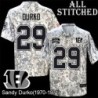 Camo Embroidered Sandy Durko Cincinnati Bengals #29 Stitched Jersey