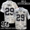 Camo Embroidered Leon Hall Cincinnati Bengals #29 Stitched Jersey