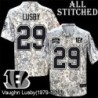 Camo Embroidered Vaughn Lusby Cincinnati Bengals #29 Stitched Jersey
