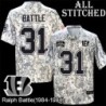 Camo Embroidered Ralph Battle Cincinnati Bengals #31 Stitched Jersey