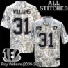 Camo Embroidered Roy Williams Cincinnati Bengals #31 Stitched Jersey