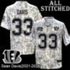 Camo Embroidered Sean Davis Cincinnati Bengals #33 Stitched Jersey