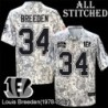 Camo Embroidered Louis Breeden Cincinnati Bengals #34 Stitched Jersey