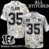 Camo Embroidered Boobie Clark Cincinnati Bengals #35 Stitched Jersey