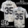 Camo Embroidered Jimmy Turner Cincinnati Bengals #35 Stitched Jersey