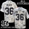 Camo Embroidered Jo Heath Cincinnati Bengals #36 Stitched Jersey