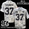 Camo Embroidered Tommy Casanova Cincinnati Bengals #37 Stitched Jersey