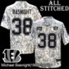 Camo Embroidered Michael Basnight Cincinnati Bengals #38 Stitched Jersey