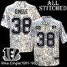 Camo Embroidered Mike Dingle Cincinnati Bengals #38 Stitched Jersey