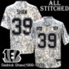 Camo Embroidered Sedrick Shaw Cincinnati Bengals #39 Stitched Jersey