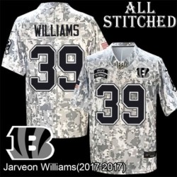 Camo Embroidered Jarveon Williams Cincinnati Bengals #39 Stitched Jersey