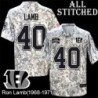 Camo Embroidered Ron Lamb Cincinnati Bengals #40 Stitched Jersey