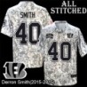 Camo Embroidered Derron Smith Cincinnati Bengals #40 Stitched Jersey