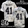 Camo Embroidered Solomon Wilcots Cincinnati Bengals #41 Stitched Jersey
