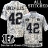 Camo Embroidered BenJarvus Green-Ellis Cincinnati Bengals #42 Stitched Jersey