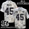 Camo Embroidered Jeromy Miles Cincinnati Bengals #45 Stitched Jersey