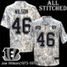 Camo Embroidered Joe Wilson Cincinnati Bengals #46 Stitched Jersey