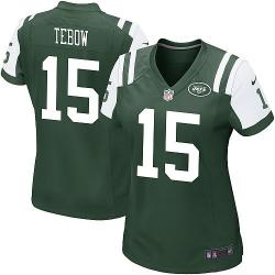 TEBOW NY-Jet #15 Womens Football Jersey - Tim Tebow Womens Football Jersey (Green)_Free Shipping