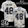 Camo Embroidered Austin Calitro Cincinnati Bengals #48 Stitched Jersey